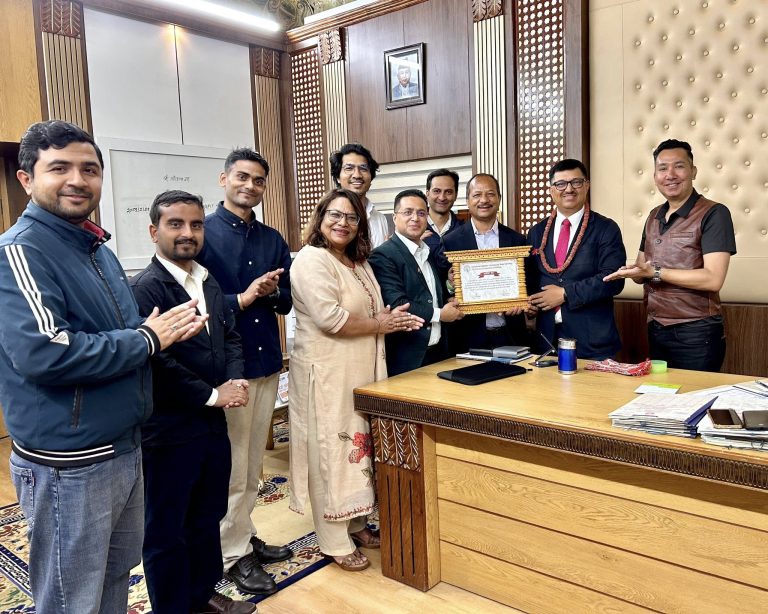 Congratulatory visit to Dr. Bijaya Jaishi!